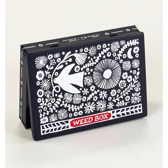 New, Blue Q “W**d Box” Metal Box Tin, Collectible, Limited Edition - Picture 2 of 8